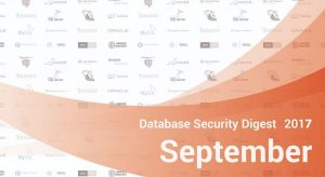 Database Security Digest – September 2017