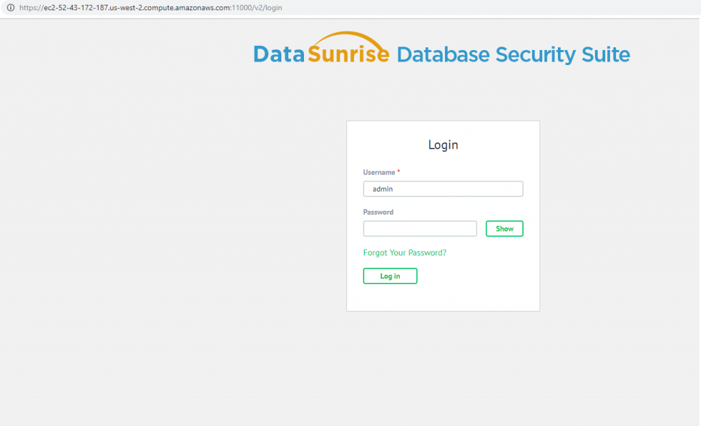 Creating DataSunrise Instance on Amazon AWS