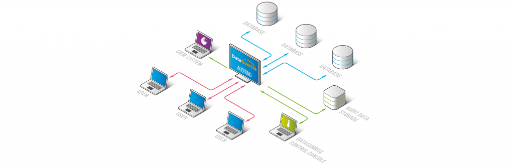 DataSunrise proxy managing multiple database connections