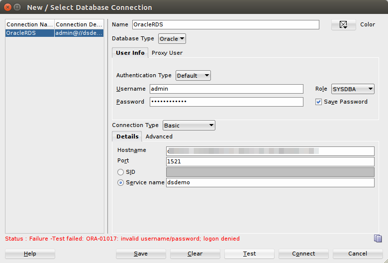 Amazon RDS and DS