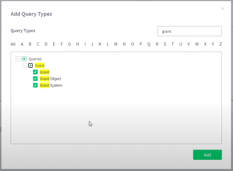 Add Query Types