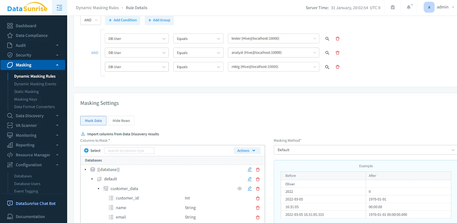 Apache Hive RBAC Configuration with SQL - Successfully setting a role for a user in Apache Hive