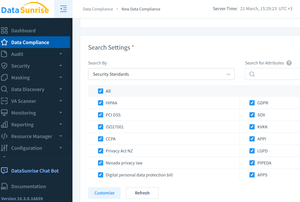 Effortless_Data_Compliance_for_IBM_Netezza - Masking Settings in DataSunrise