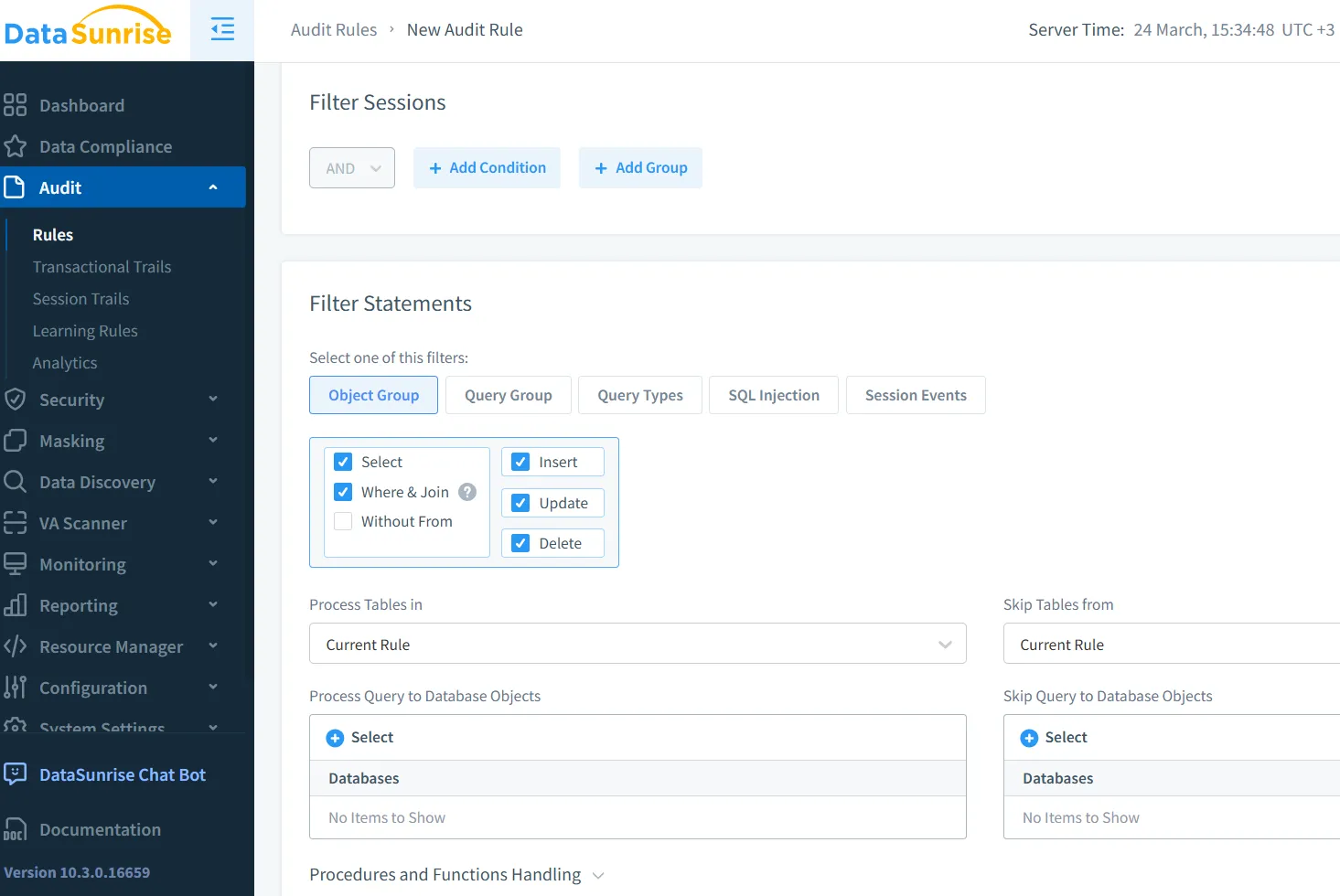 Ensure Compliance for Microsoft SQL Server - Creating Audit Rules for SQL Queries