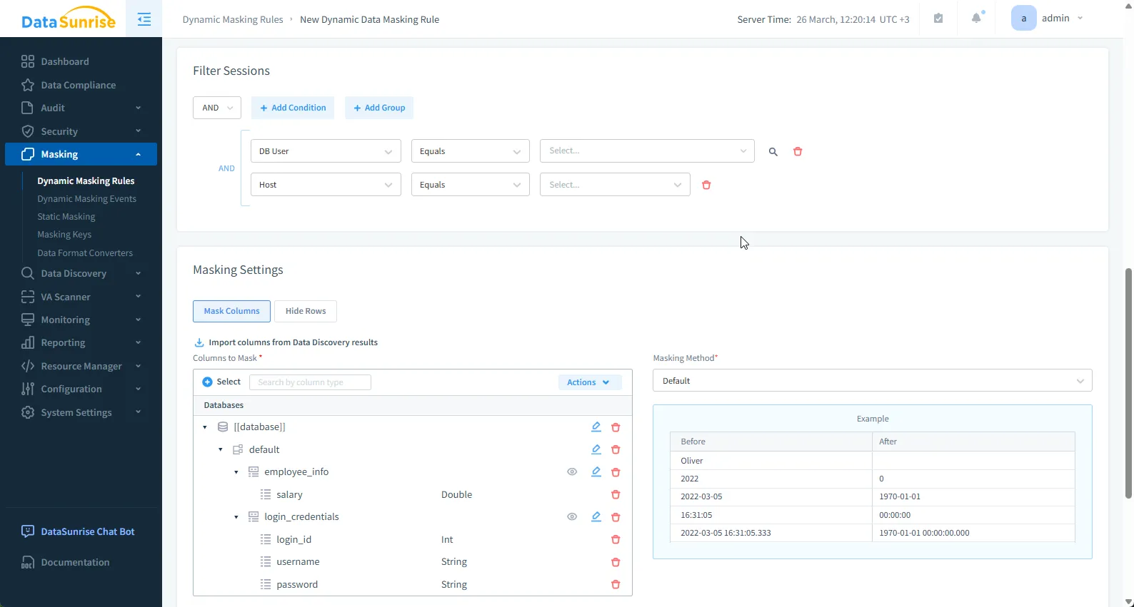 How to Manage Compliance for Apache Impala - Data Compliance Settings in DataSunrise for Apache Impala