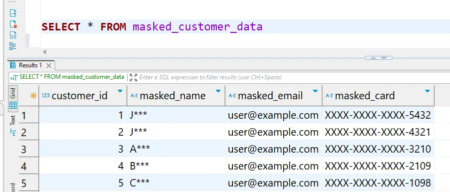 Static Data Masking for Apache Impala - Selecting source tables and enabling check constraints in manual static masking configuration