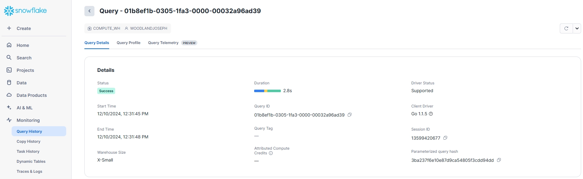 How to Audit Snowflake - Snowflake Web Interface Query History Dashboard