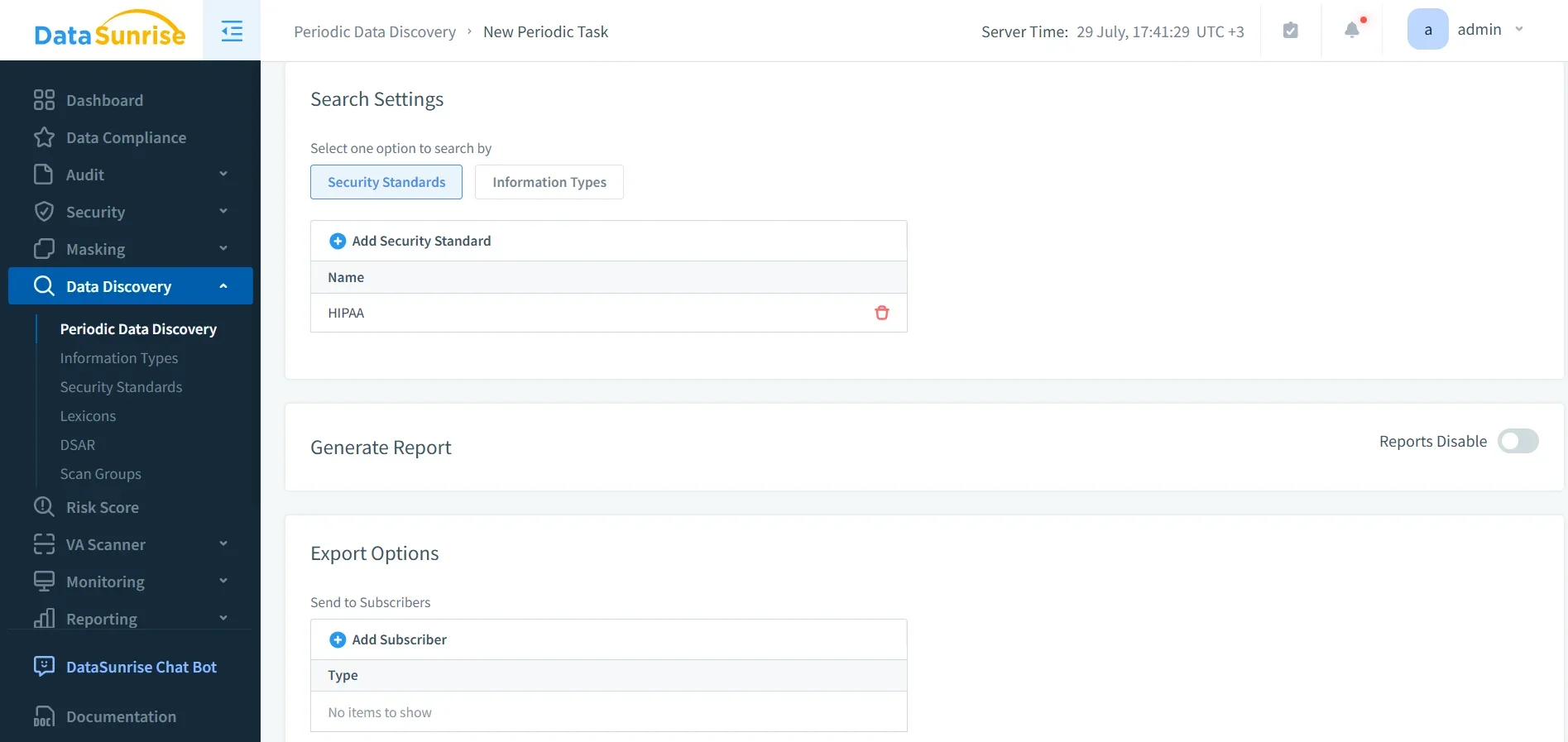 NLP, LLM & ML Data Compliance Tools for Percona Server for MySQL - Screenshot of DataSunrise UI with no visible text, showcasing interface elements like icons and navigation components.