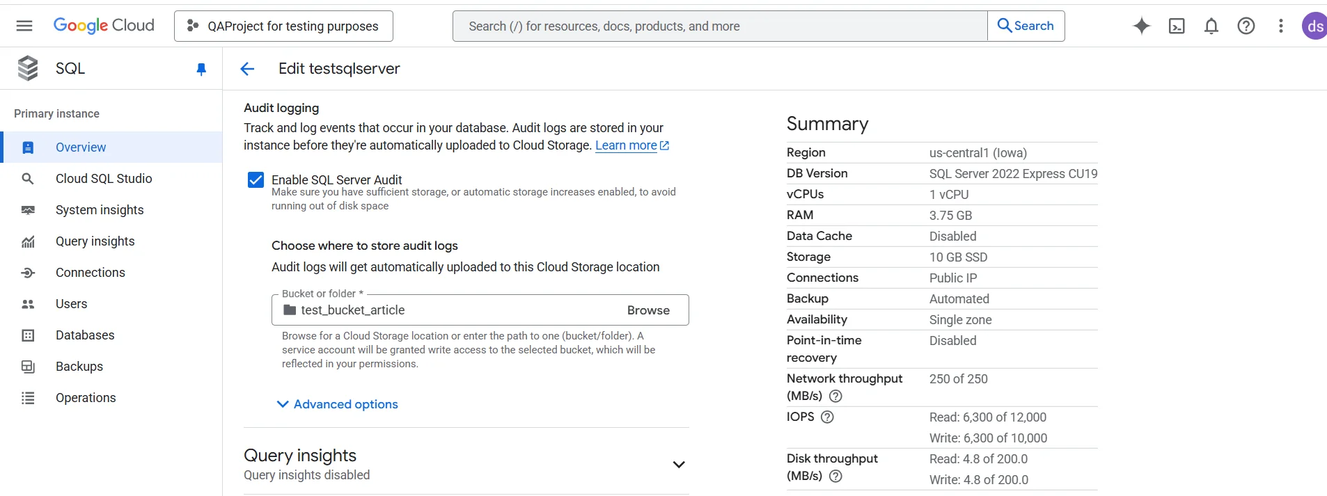 Was ist Google Cloud SQL Audit Trail: Einrichtung & Best Practices
