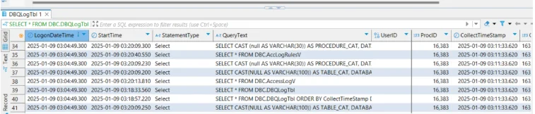 How to Audit Teradata - Screenshot of DataSunrise interface with no visible text or data.