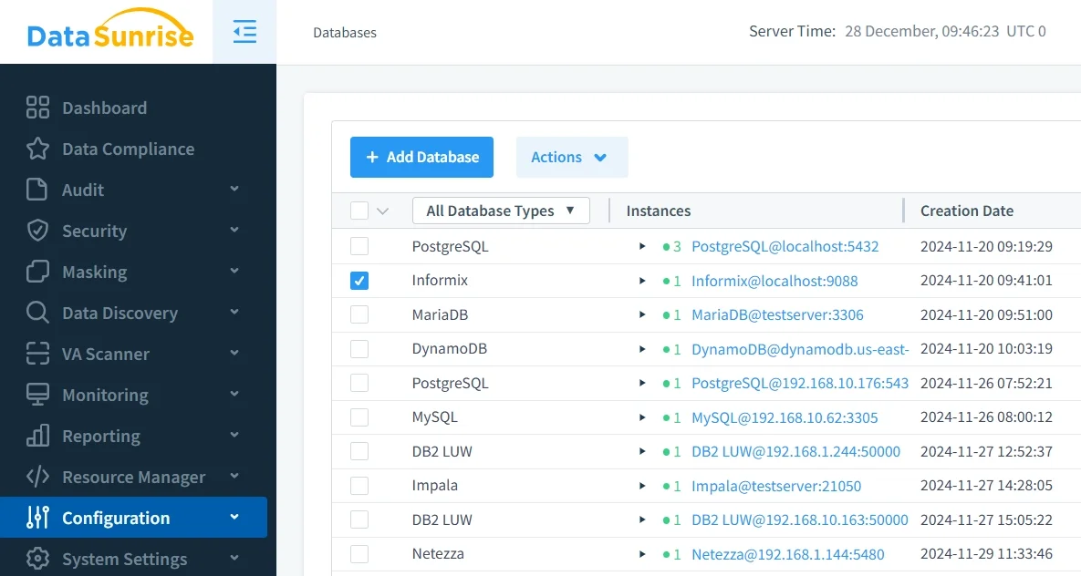 IBM Informix Audit Tools - Screenshot of a software interface with no detectable text, showcasing a user interface element or configuration screen.