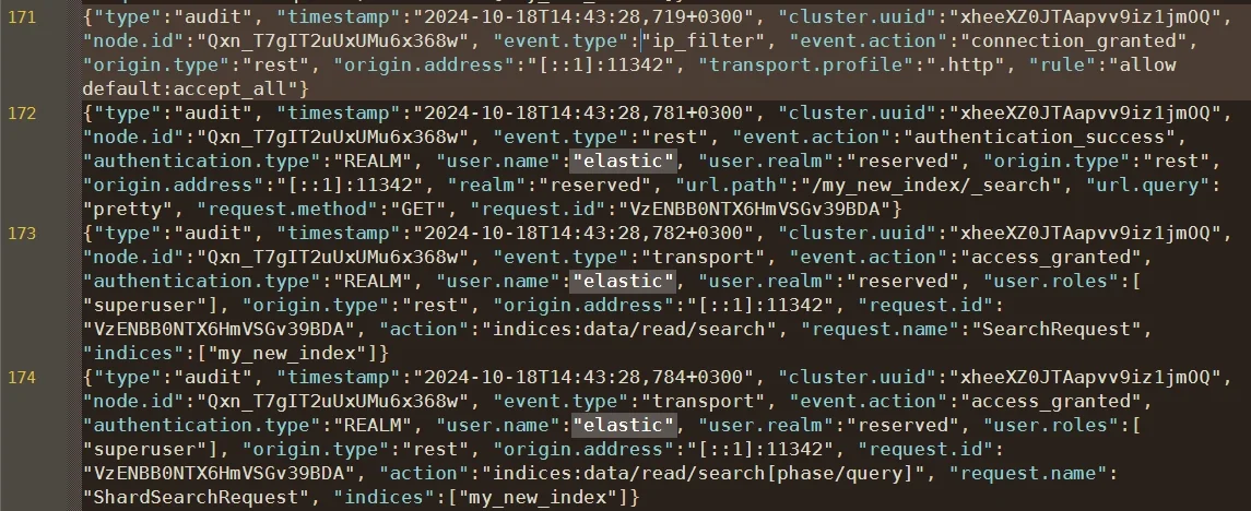 Elasticsearch Regulatory Compliance - Screenshot displaying a blank interface or panel with no visible text.