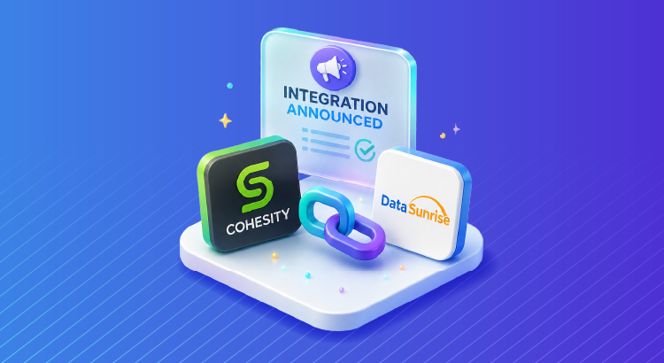 Cohesity + DataSunrise Integration Announced